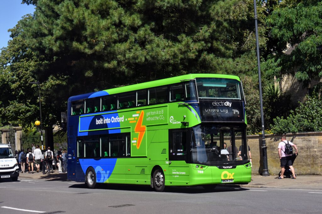 The 15 service in Oxford city centre