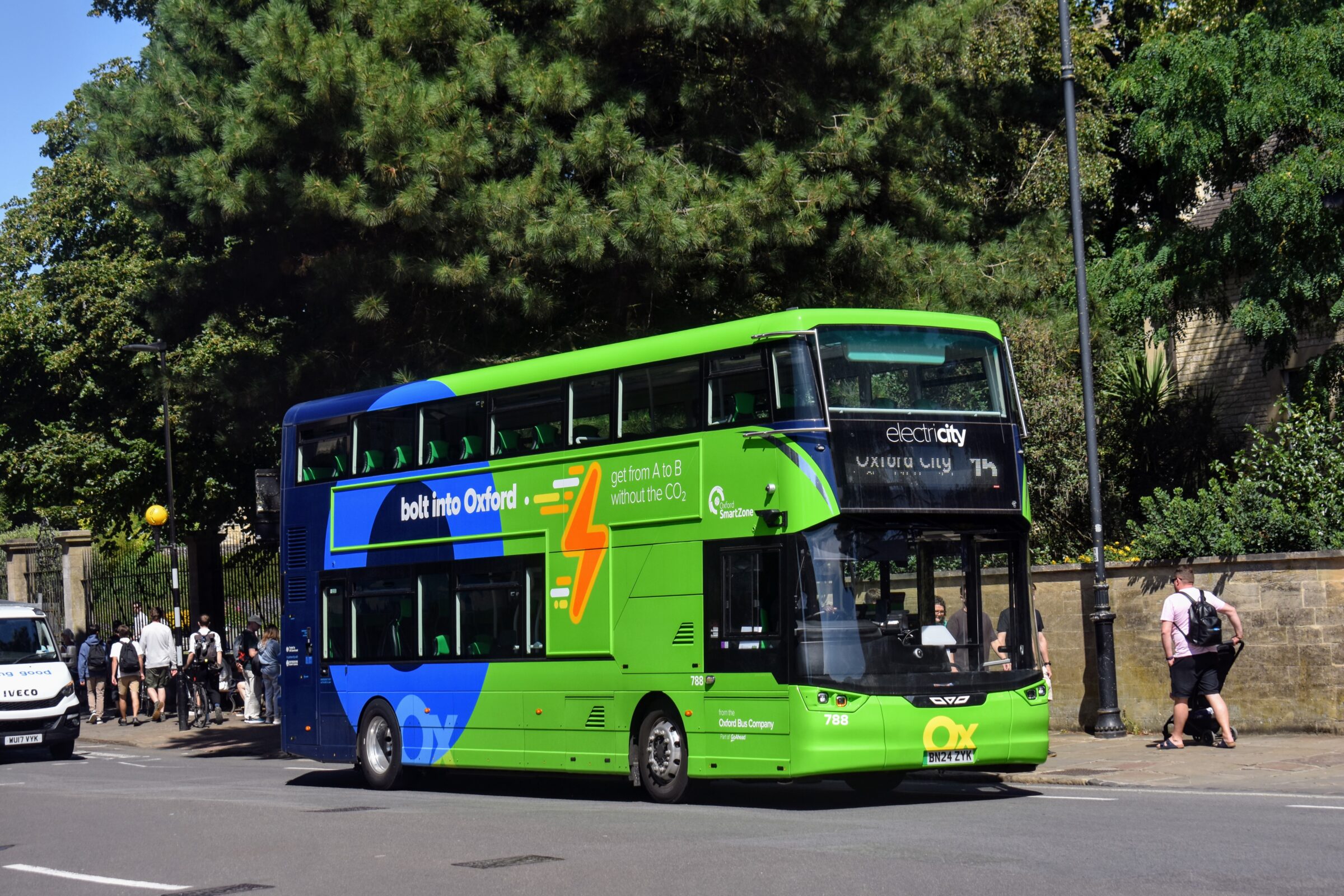 The 15 service in Oxford city centre